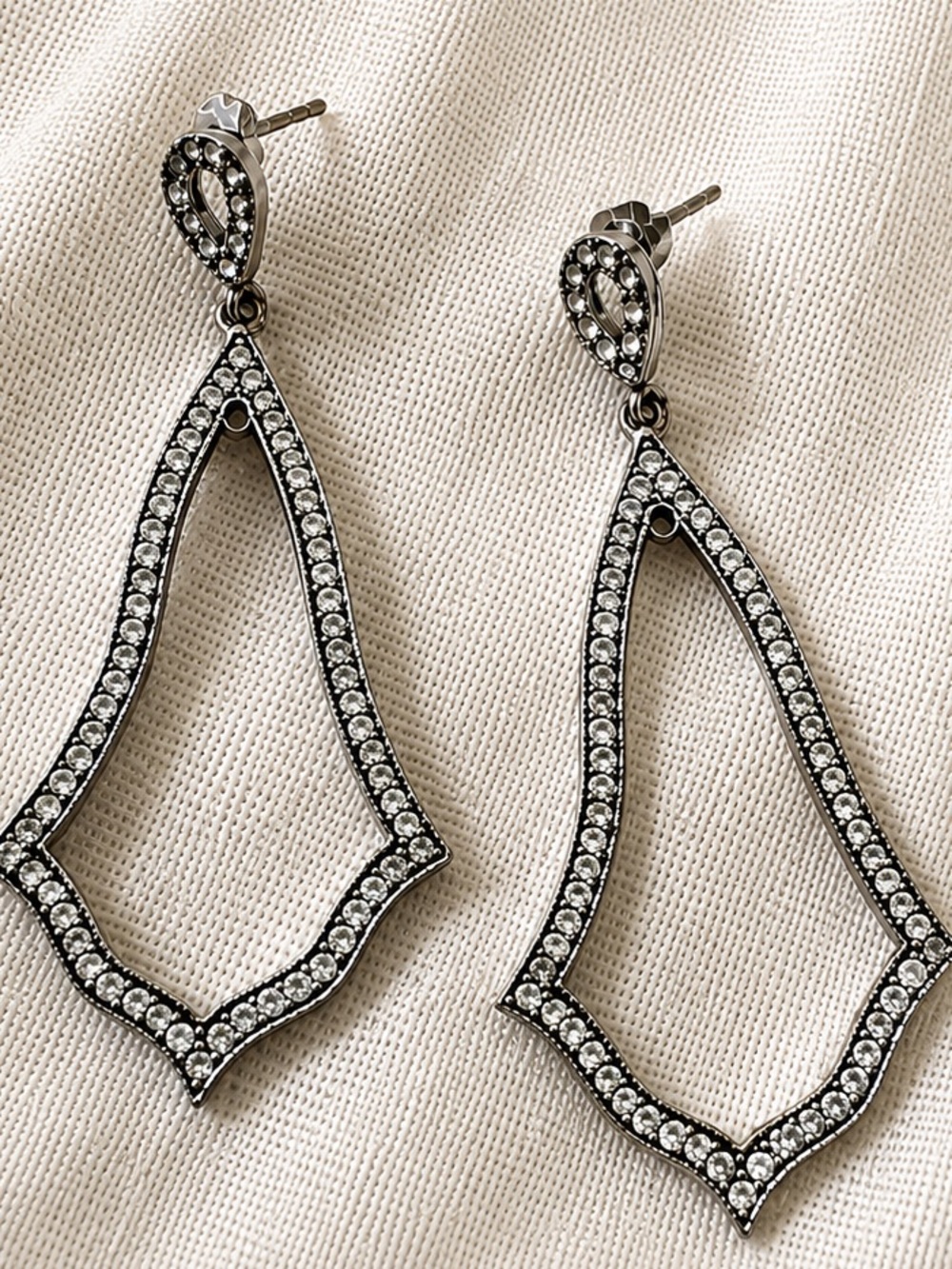 BHLDN Rhinestone Drop Earrings